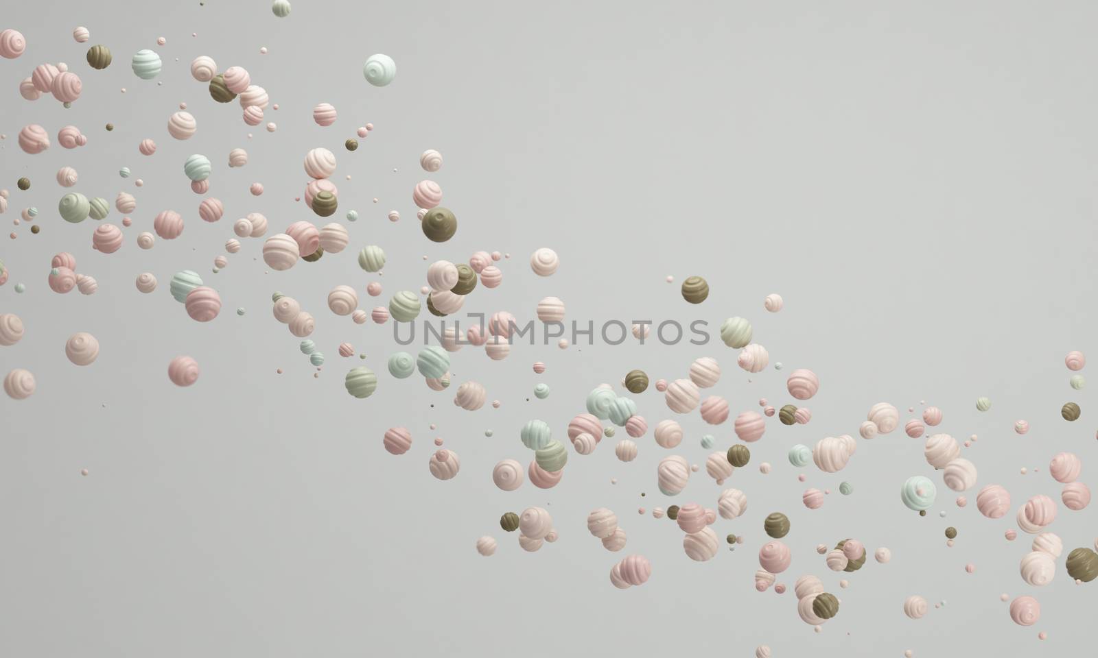 Pastel color candy background rose quartz, lovely pastel background 3d rendering