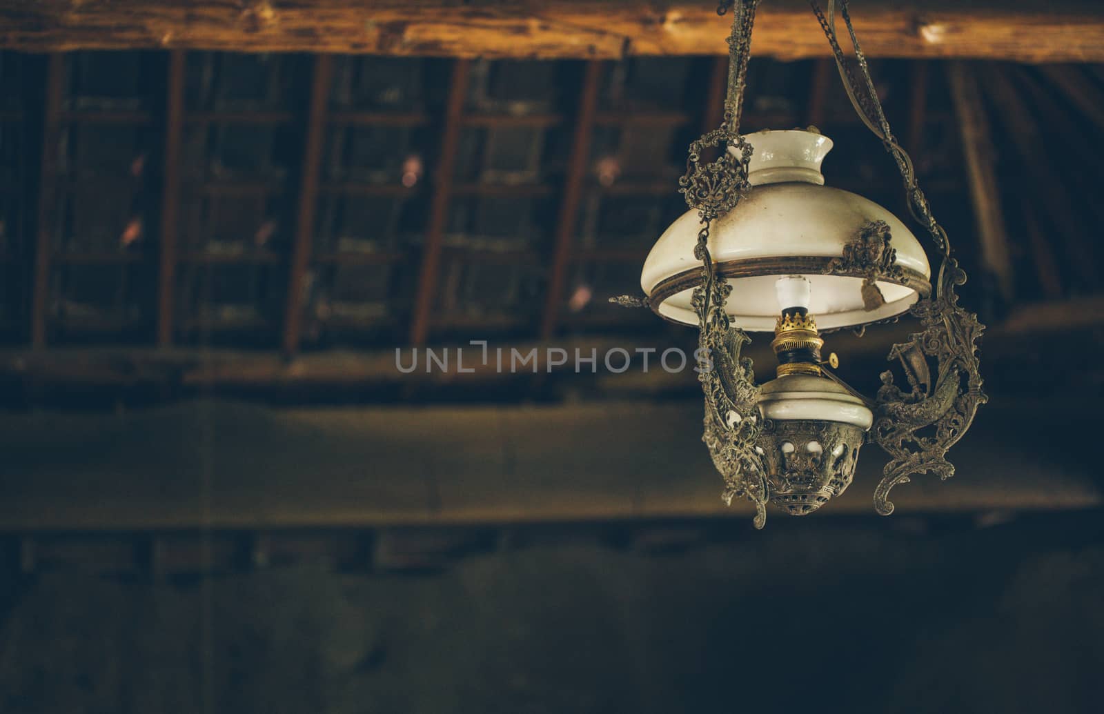 Old chandelier in bali