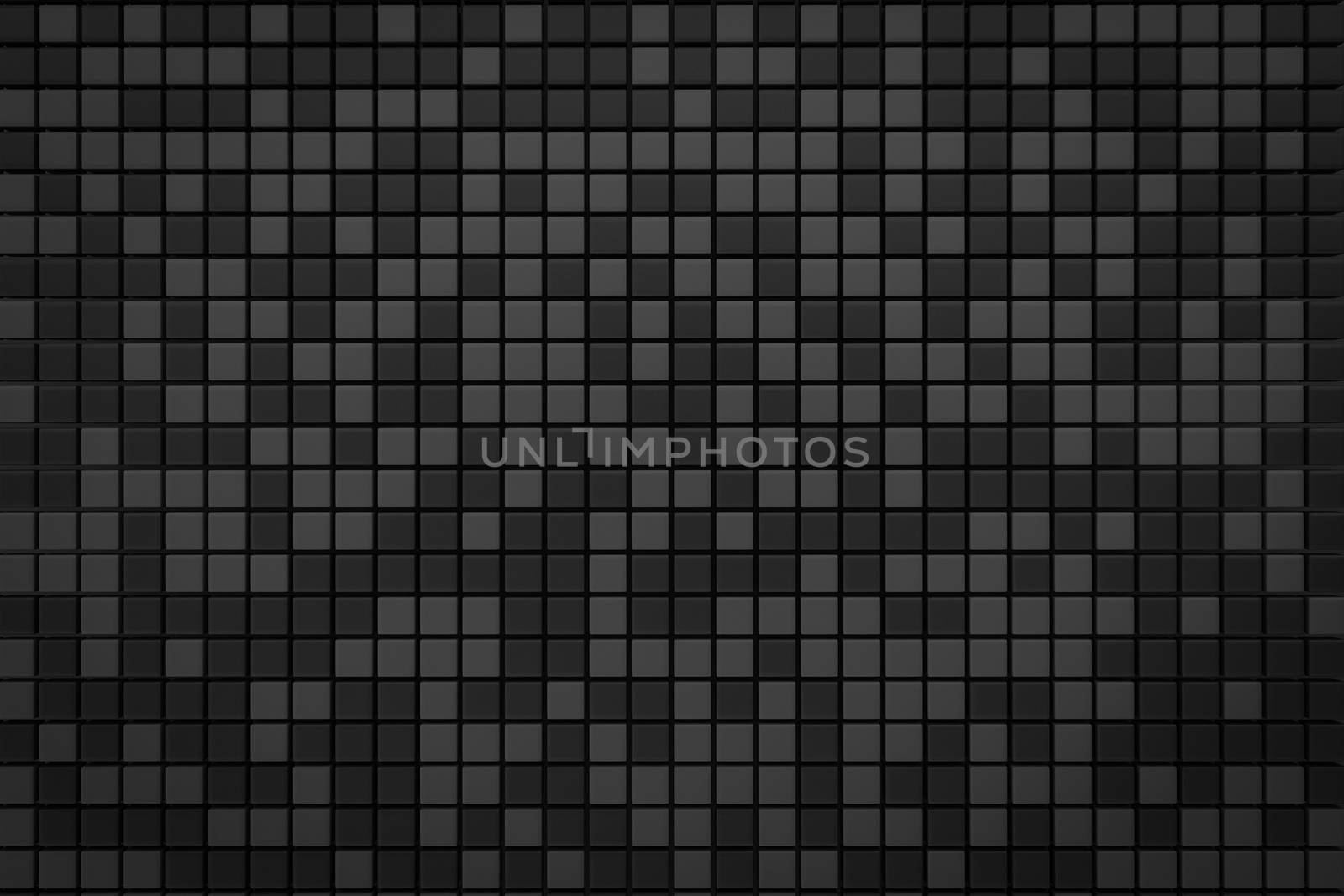 pixel black gray grid background 3d render with copy space by chingraph