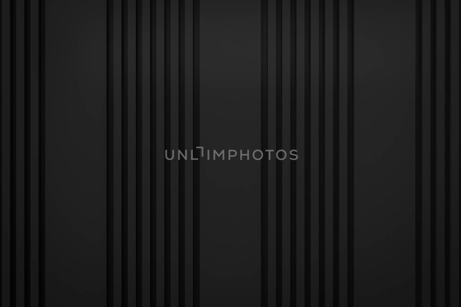 black siding line layout paper material background 3d render