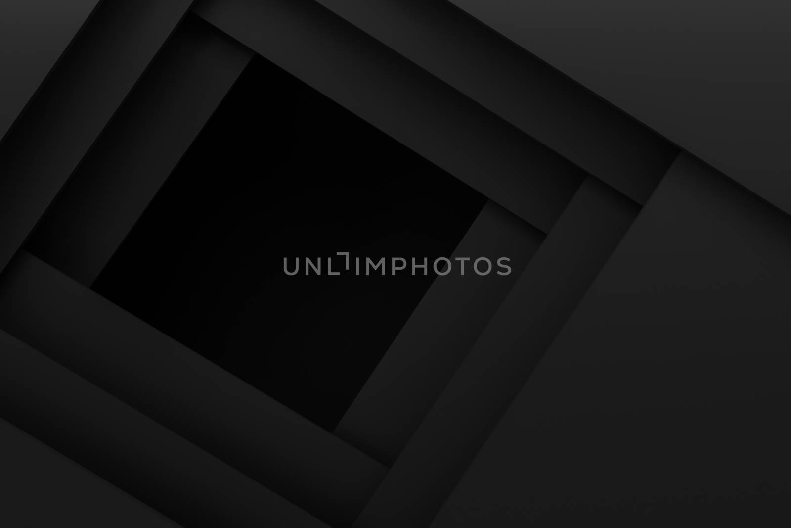 black layer layout paper material background 3d render