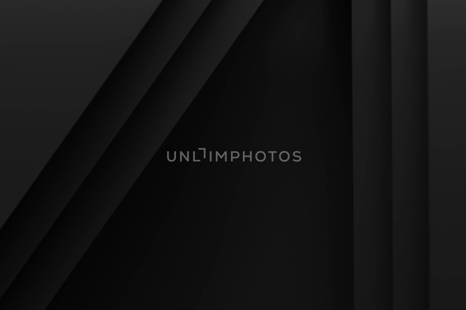 black layer layout paper material background 3d render