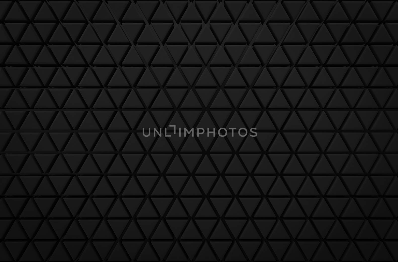 pixel triangle black grid background 3d render with copy space by chingraph