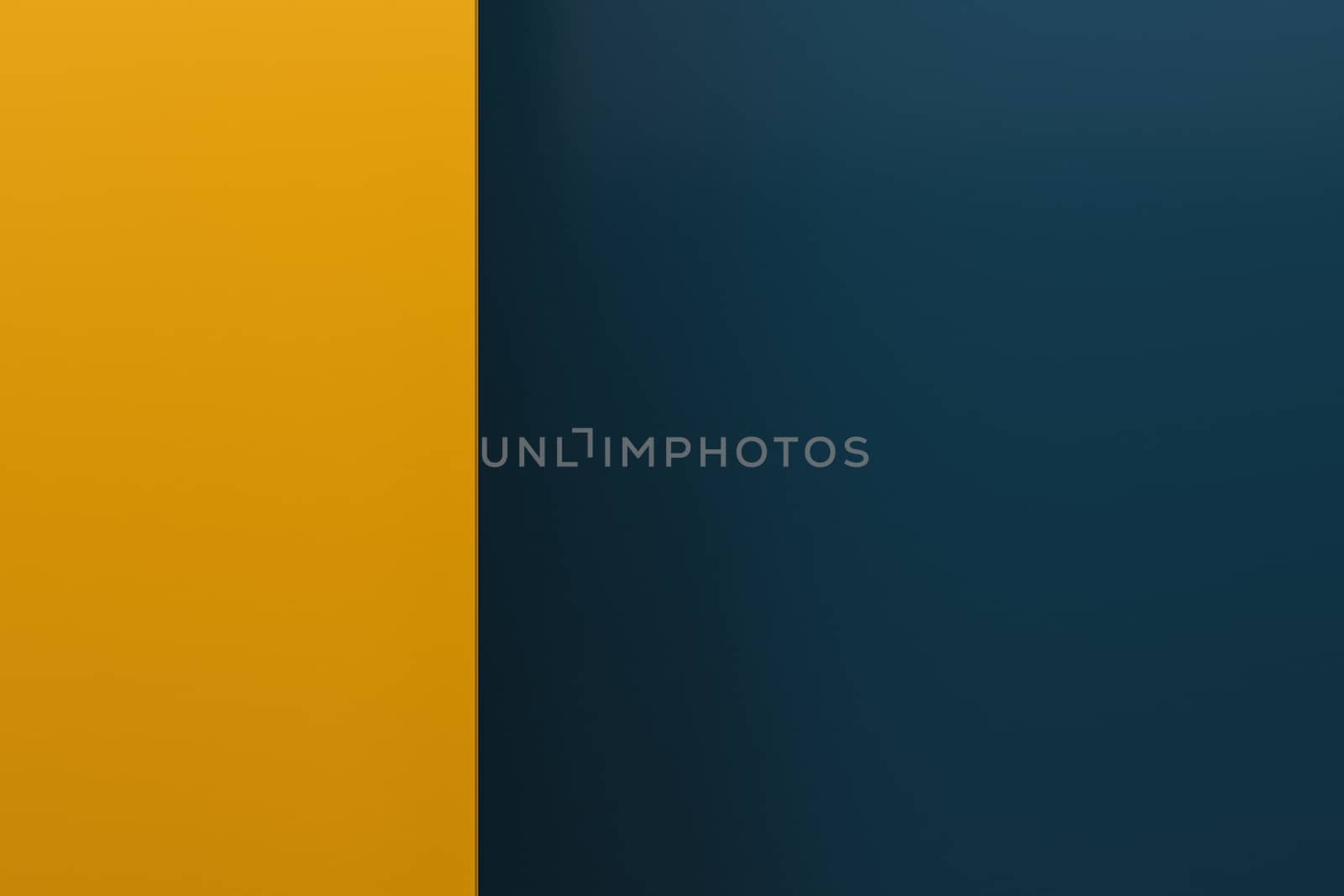 yellow and blue background 3d render