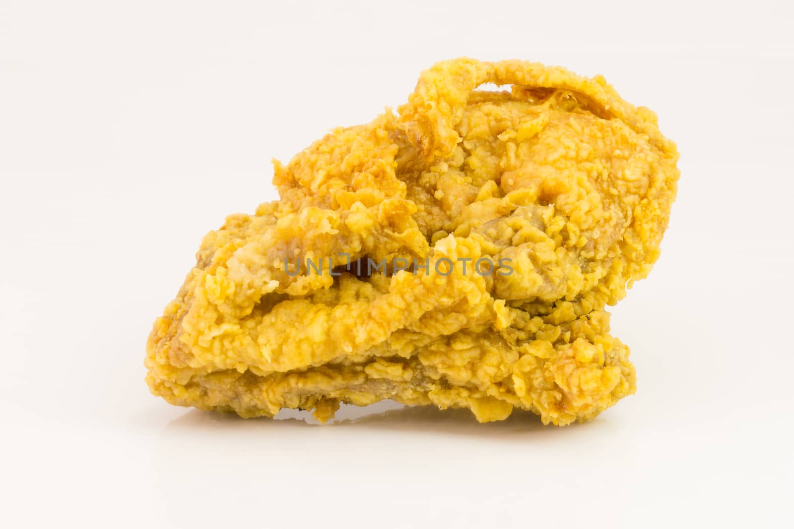 fried chicken wing  isolated on white by chingraph