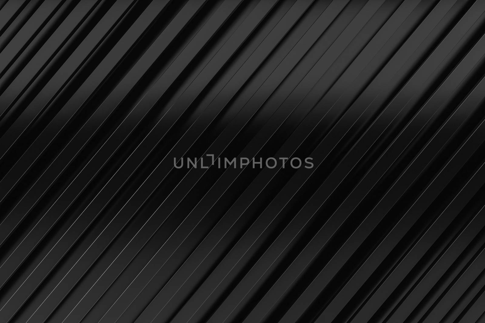 black siding oblique line layout metal material background 3d render