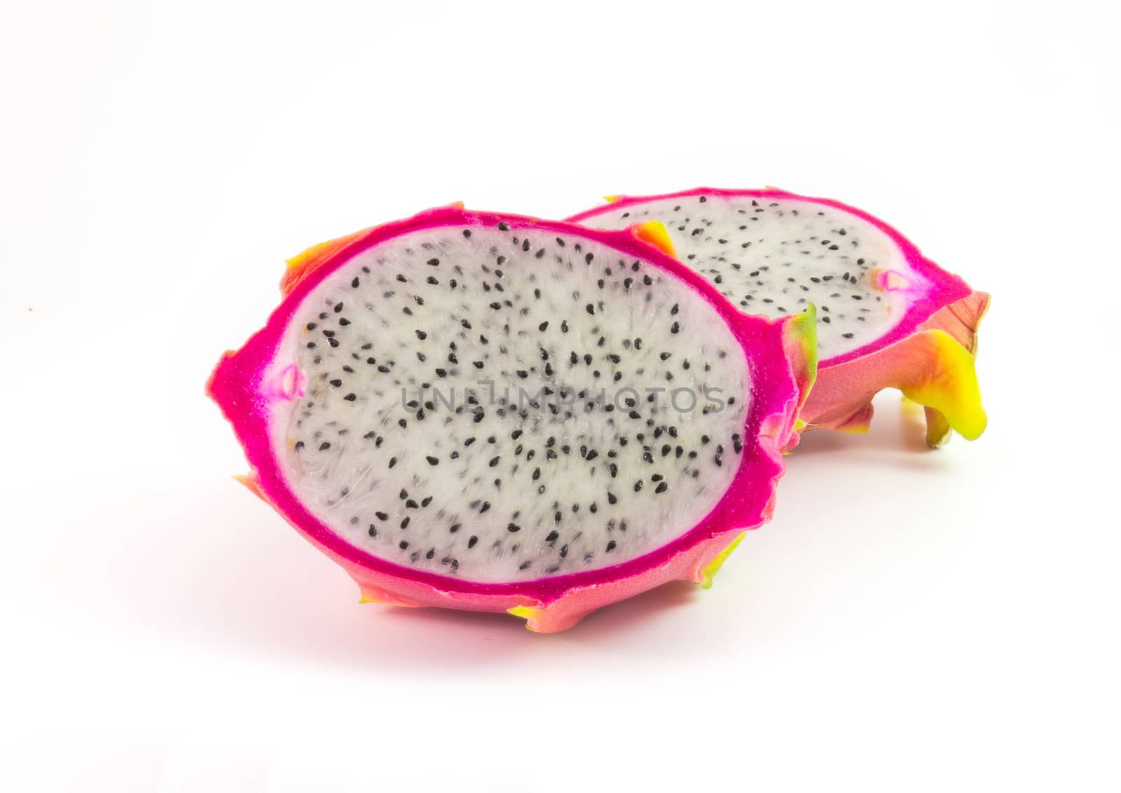 Pitaya fruit isolated on white