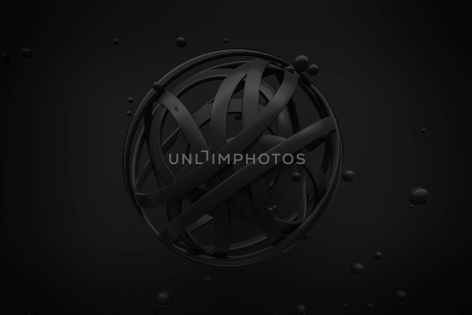 abstract ring object modern background
