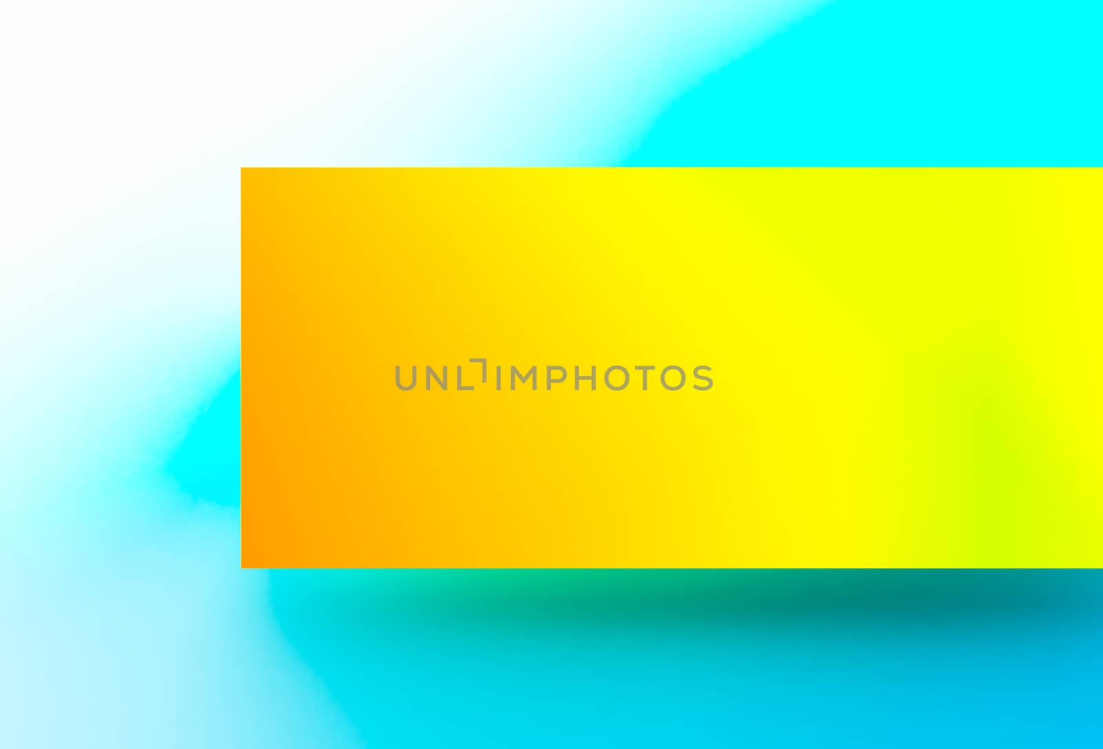 abstract yellow blue contrast tone paper stack lay out background 3d rendering