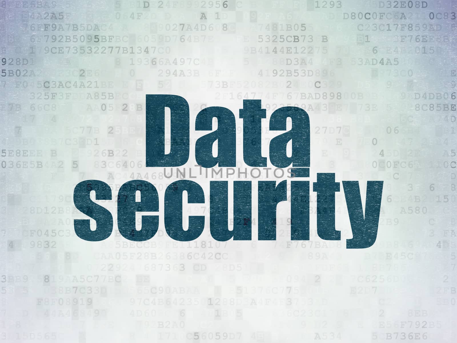 Security concept: Data Security on Digital Data Paper background by maxkabakov