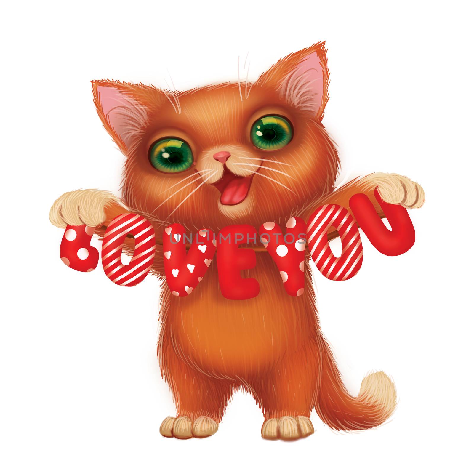 Mascot Element for Greeting or Post Card, Banner, Gift Card, Poster, Booklet or Children's Book
