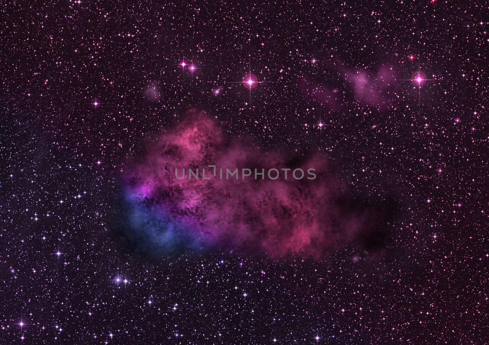Small part of an infinite star field of space in the Universe. "Elements of this image furnished by NASA".