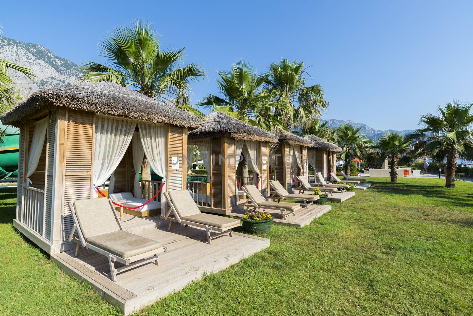 A Traditional summerhouse on the tropical resort