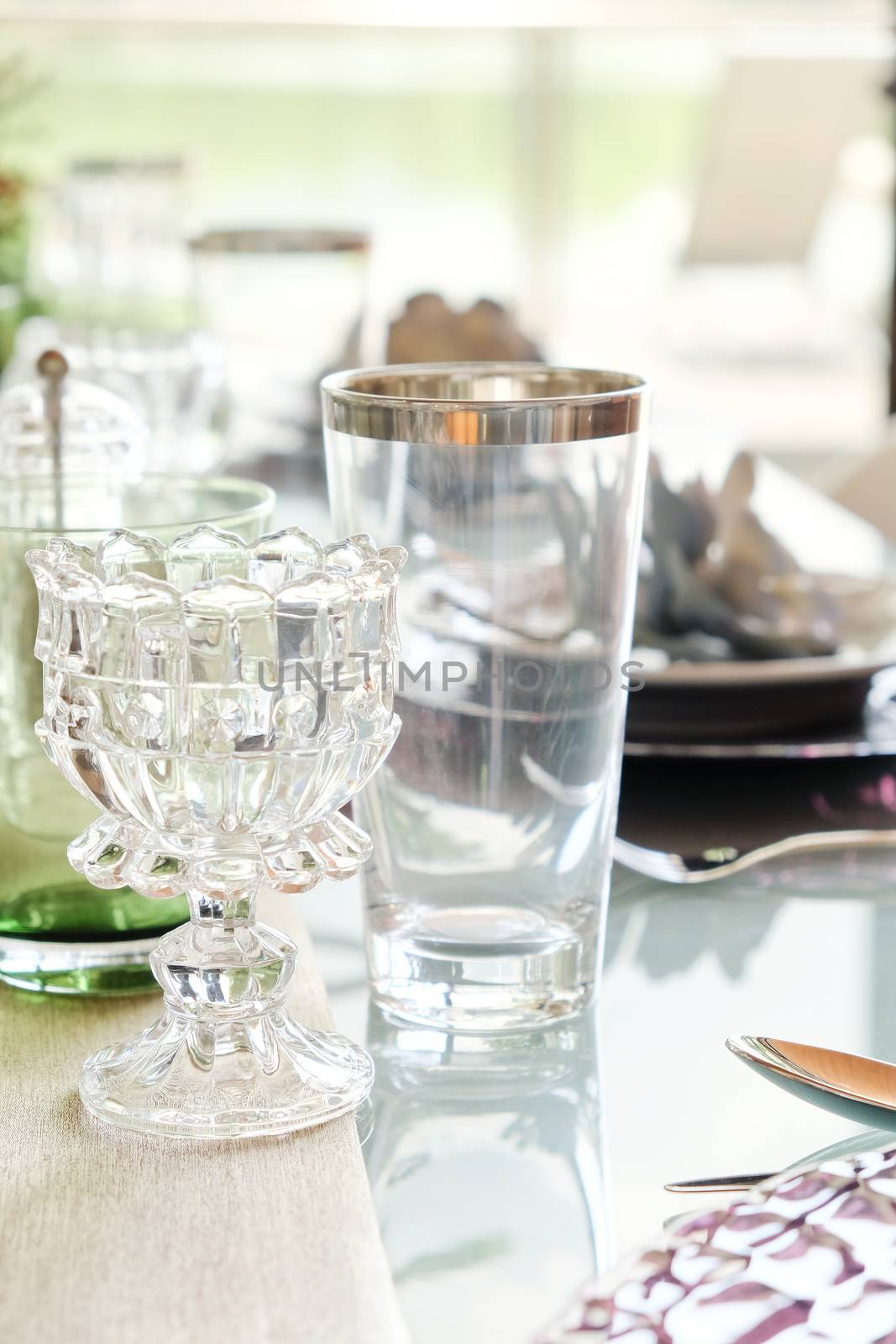 Detail  image of Elegant dining table setting