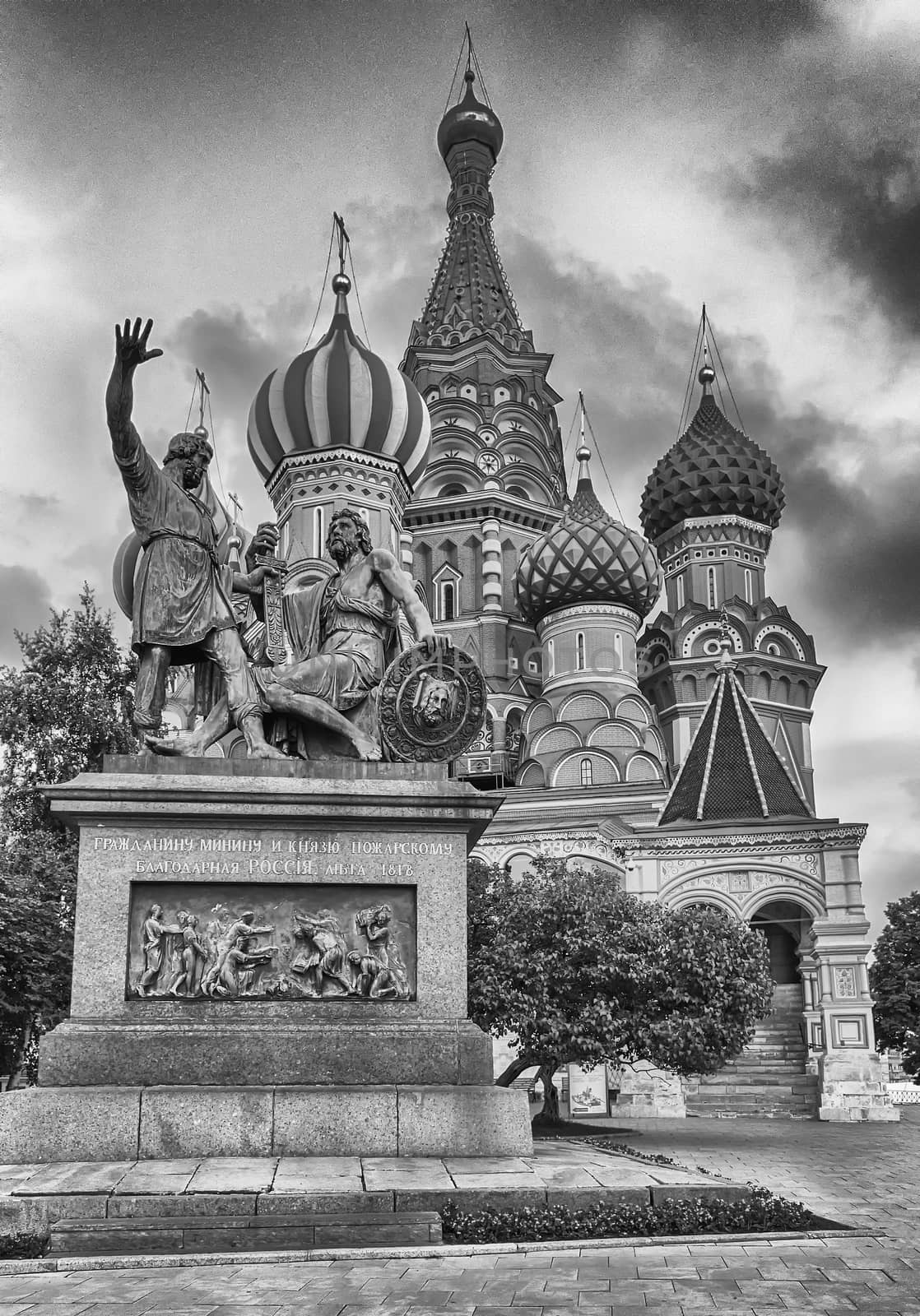 Saint Basil's Cathedral on Red Square in Moscow, Russia by marcorubino