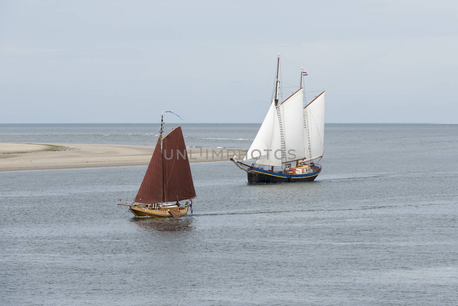 Sailing boats on the Wadden Sea near Vlieland
 by Tofotografie