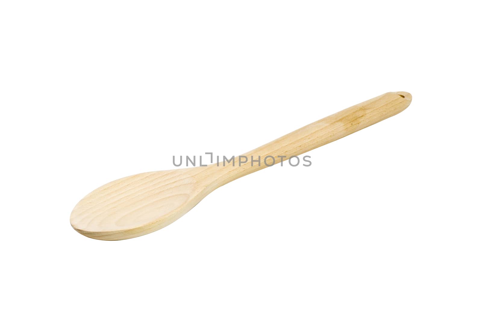 Wooden spoon Cooking Isolated on white background