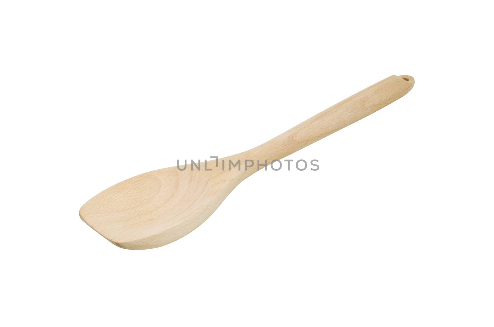 Wooden Spoon Cooking isolated  white background by phochi