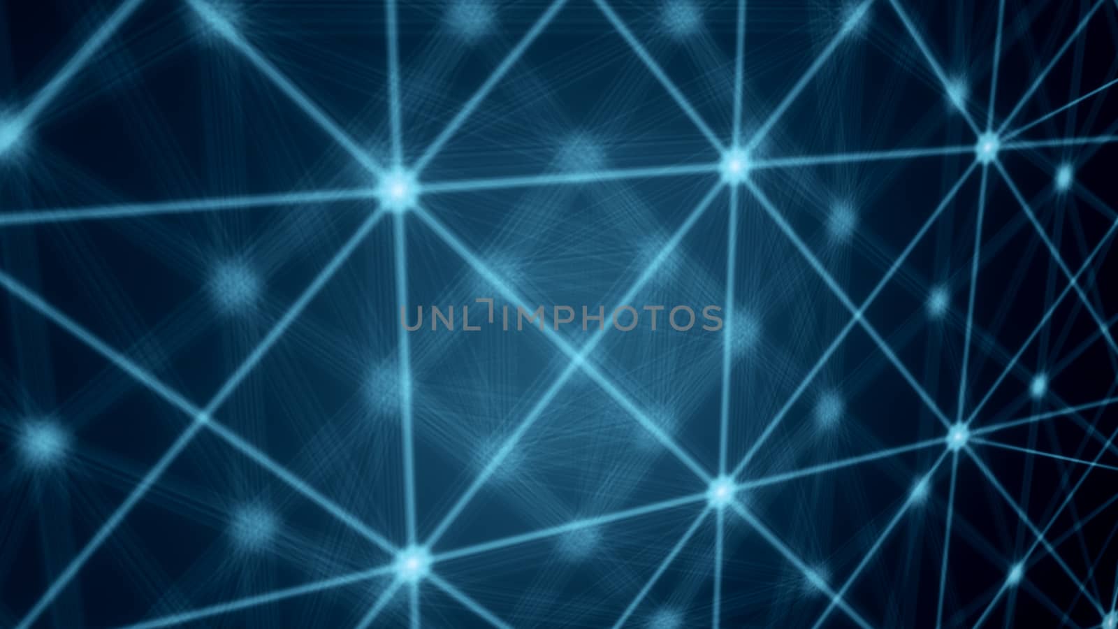 Abstract connected dots. Technology concept by nolimit046