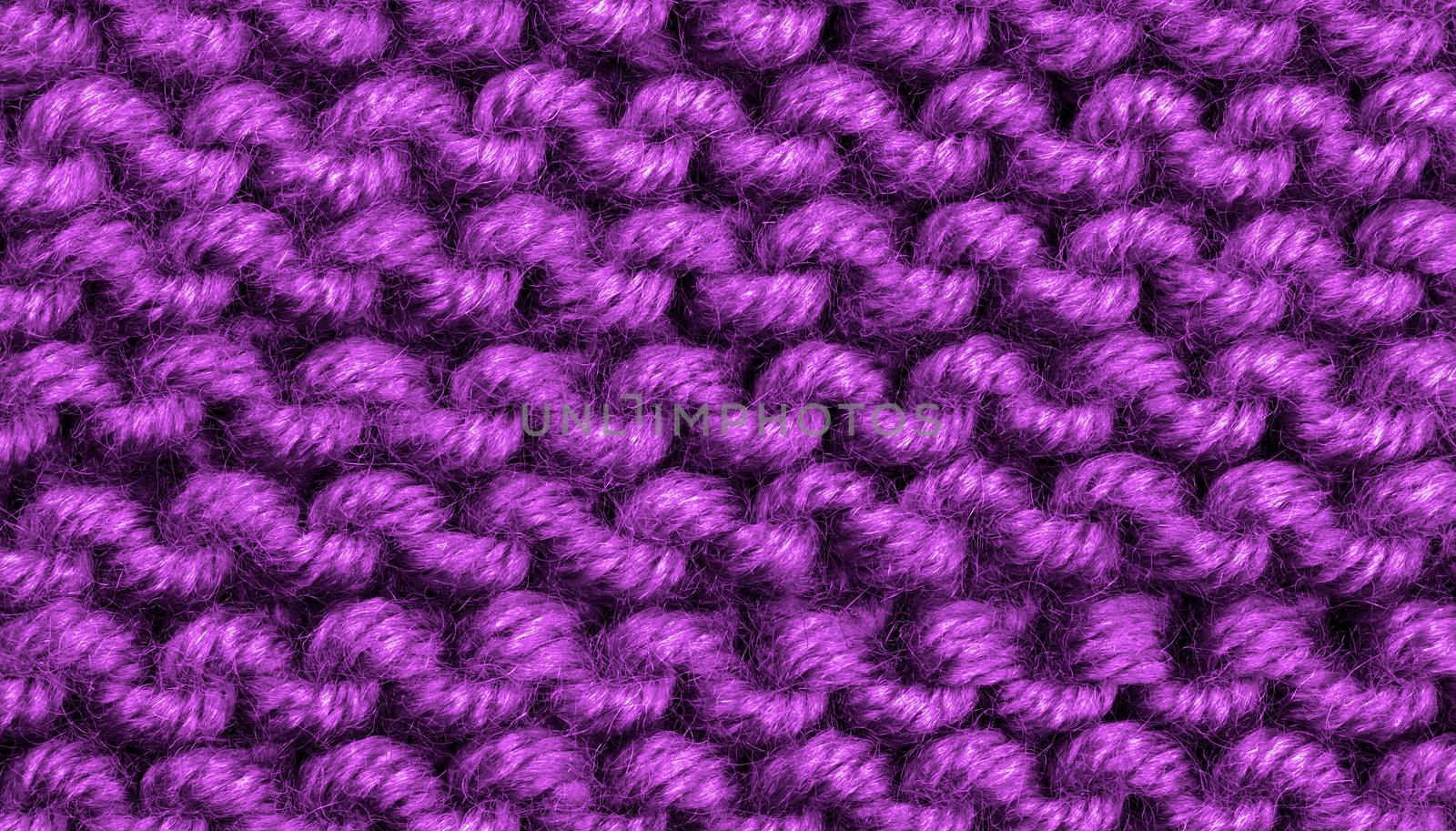 Background of Purple Natural Weave Wool closeup