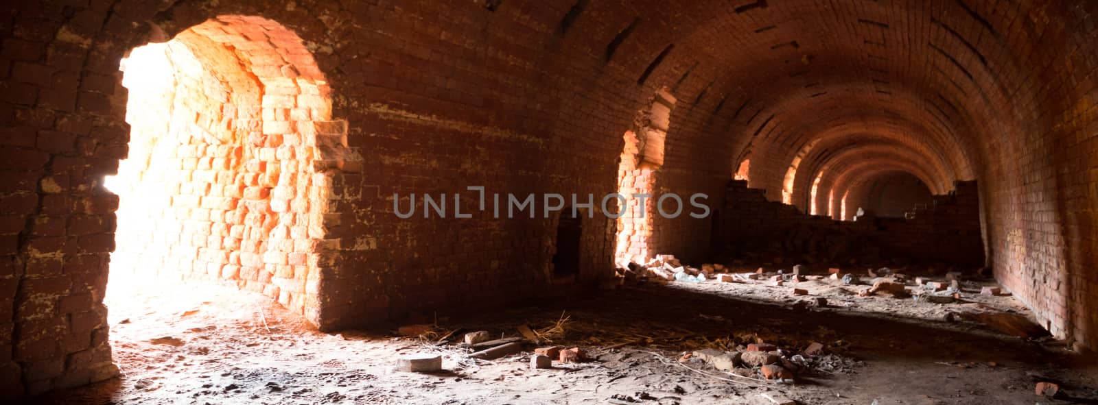 ruins of a very heavily polluted industrial factory, industrial series