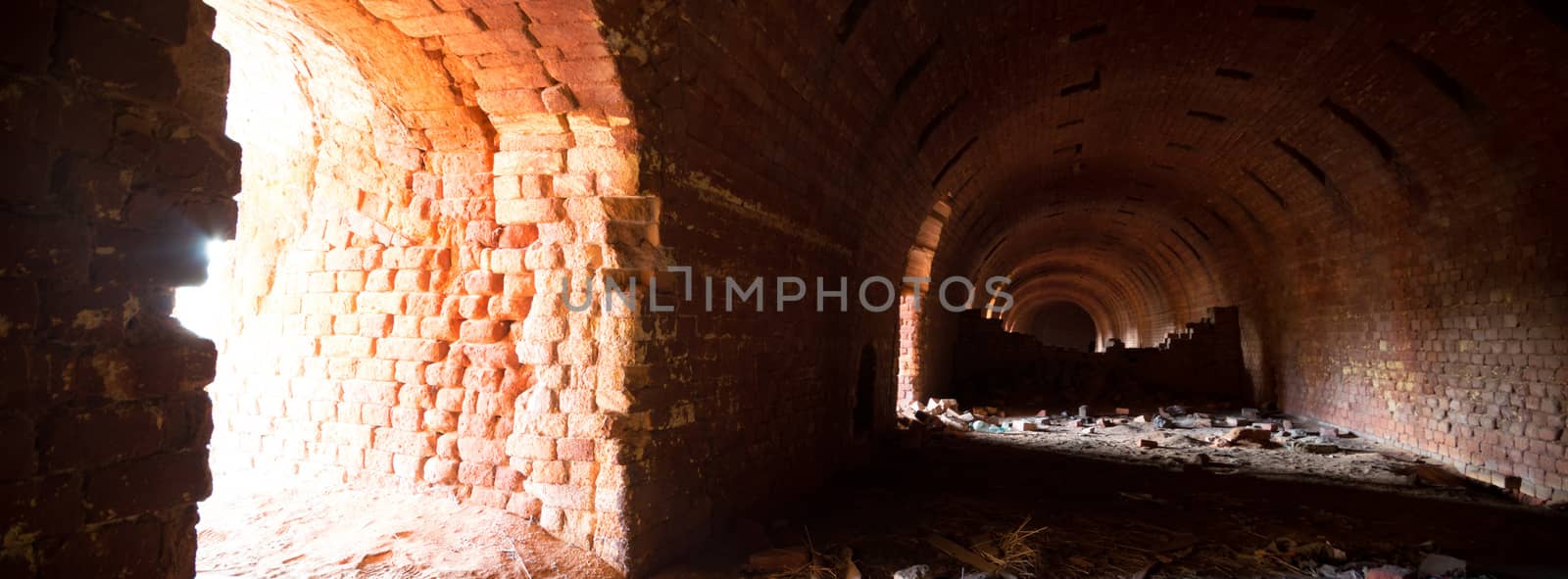 ruins of a very heavily polluted industrial factory, industrial series