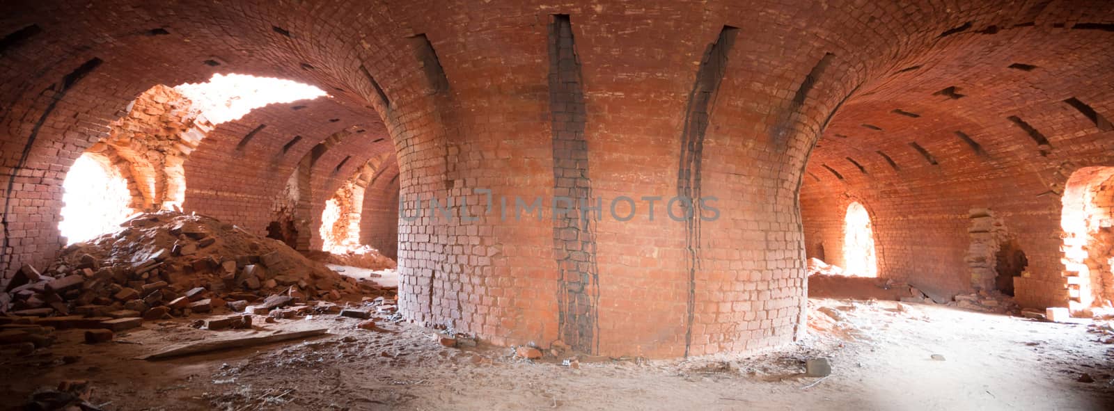 ruins of a very heavily polluted industrial factory, industrial series