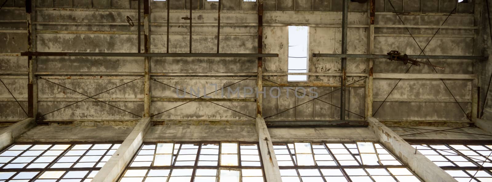 ruins of a very heavily polluted industrial factory, industrial series