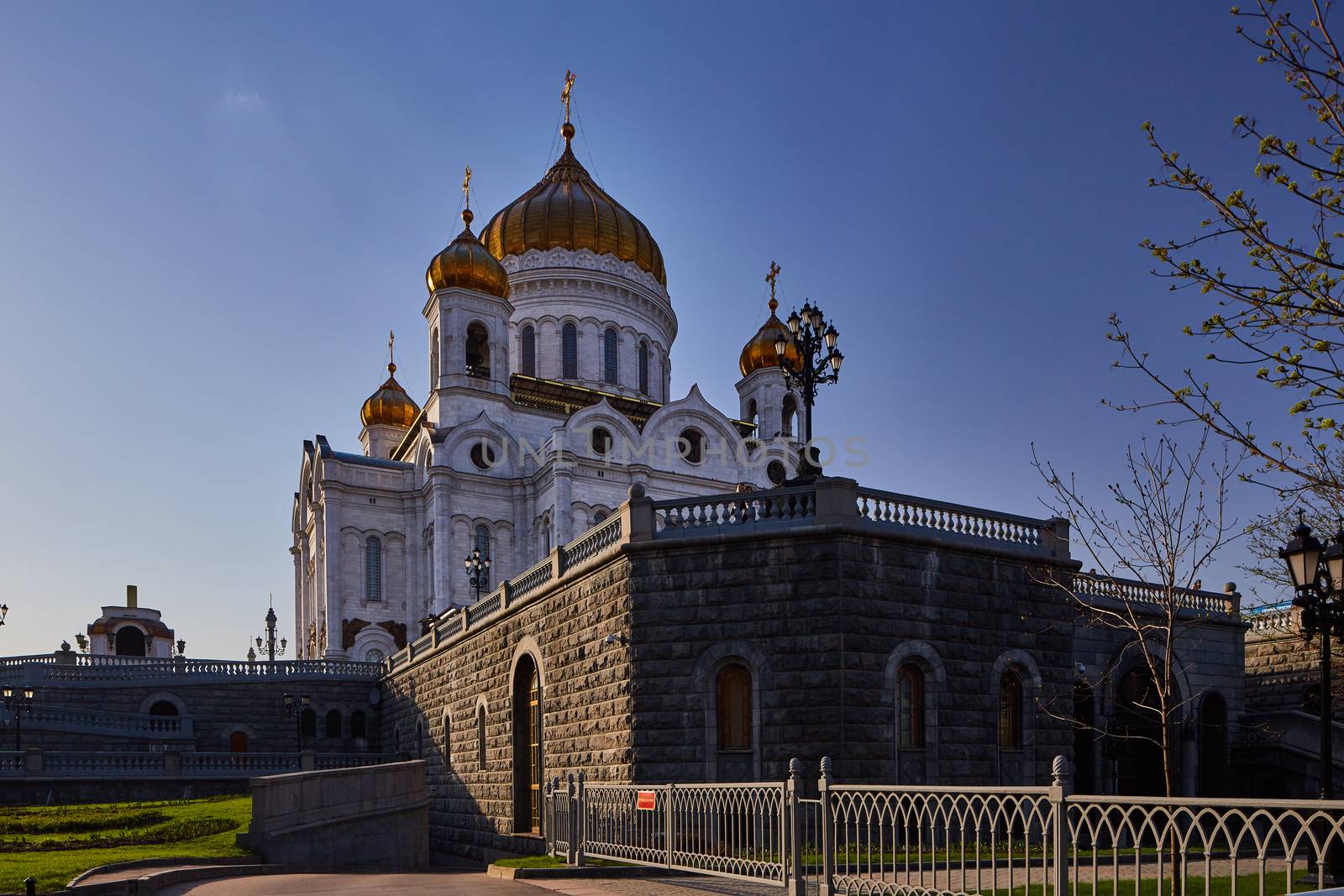 Christ the redeemer cathedral in the center of Moscow