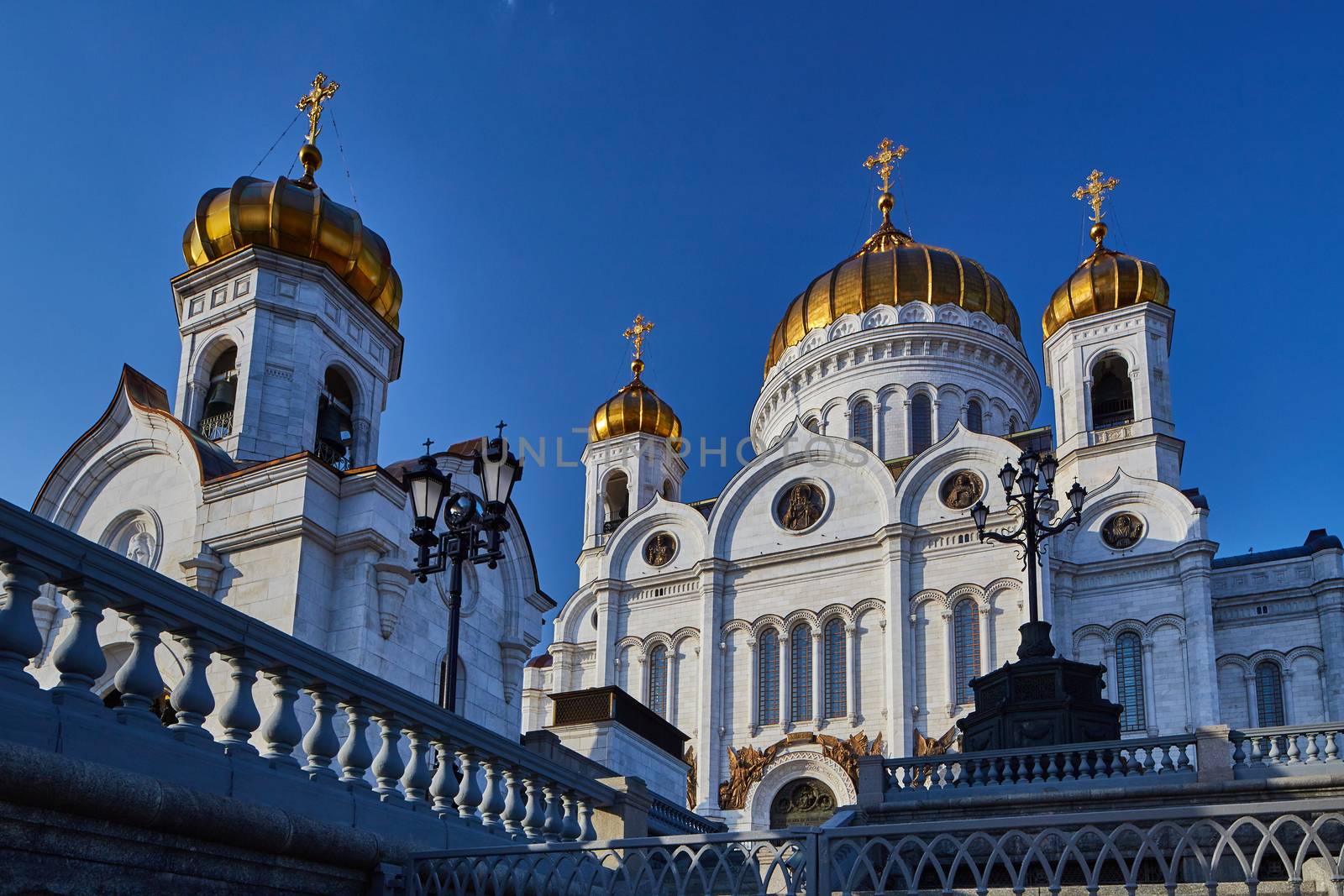 Christ the redeemer cathedral in the center of Moscow