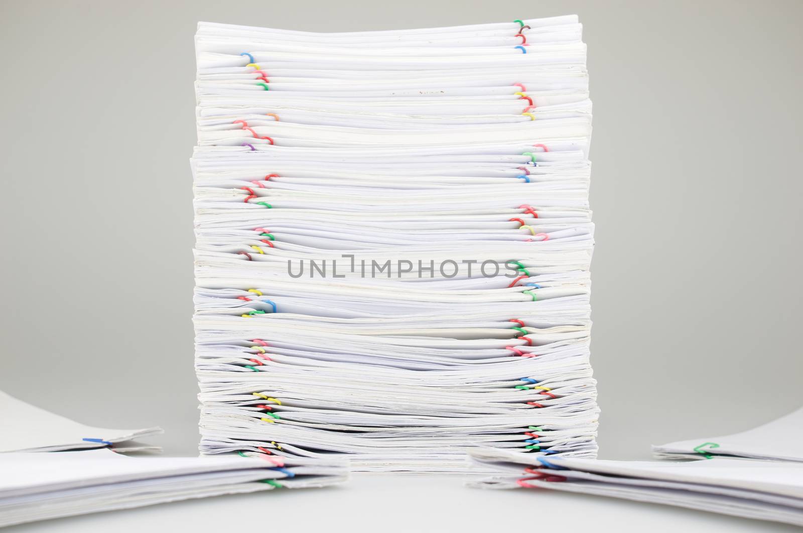 Pile overload paperwork have blur pile document around by eaglesky