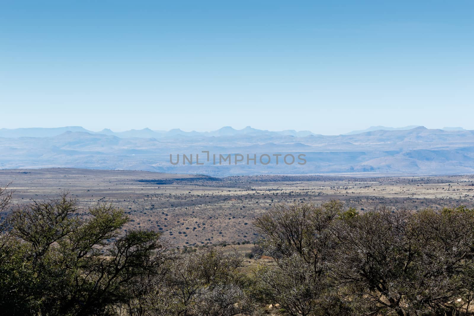 Mountain Zebra National Park with the view of the mountains.