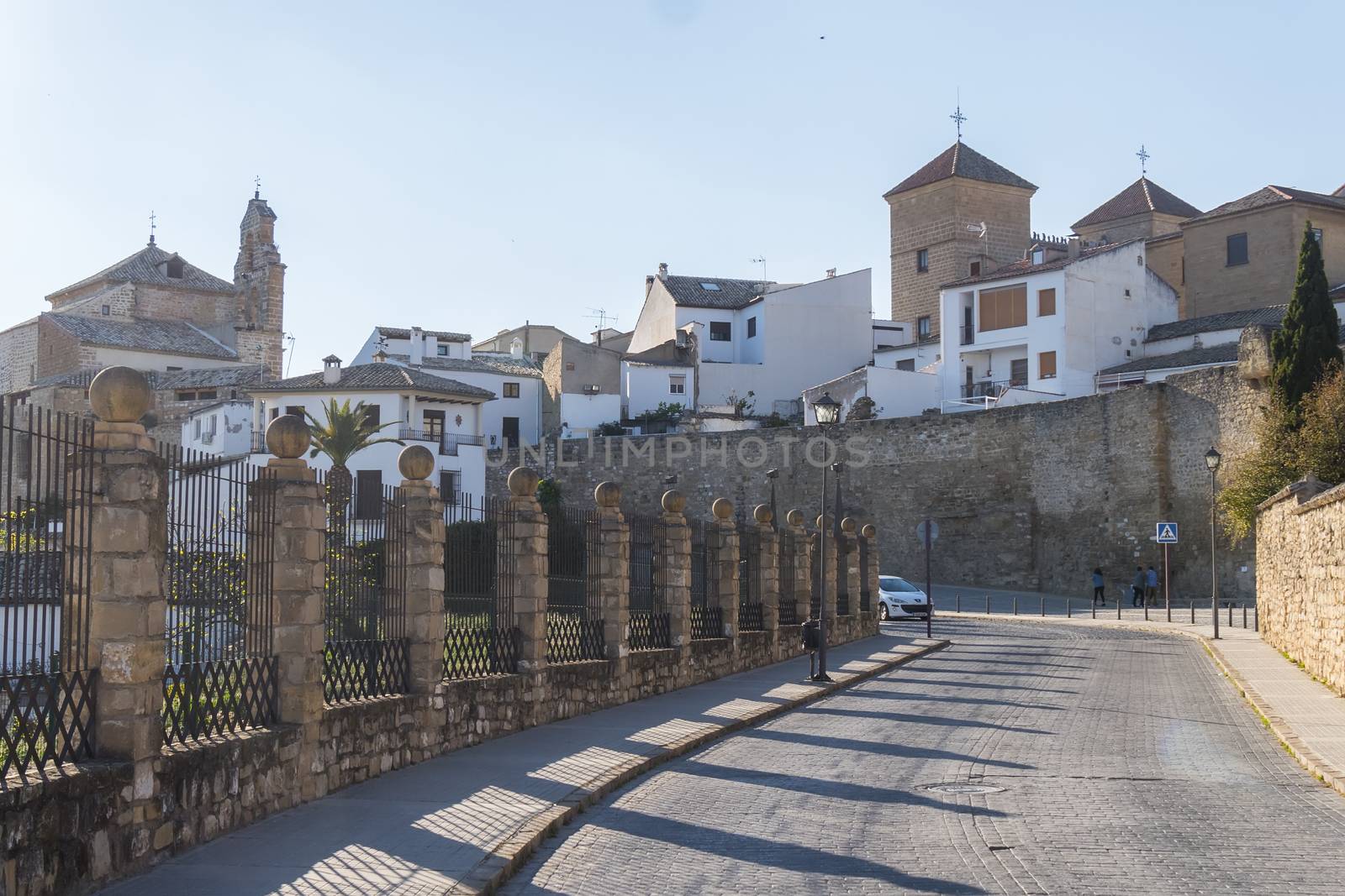 View of San Lorenzo Church and Towers House, Ubeda, Jaen, Spain by max8xam