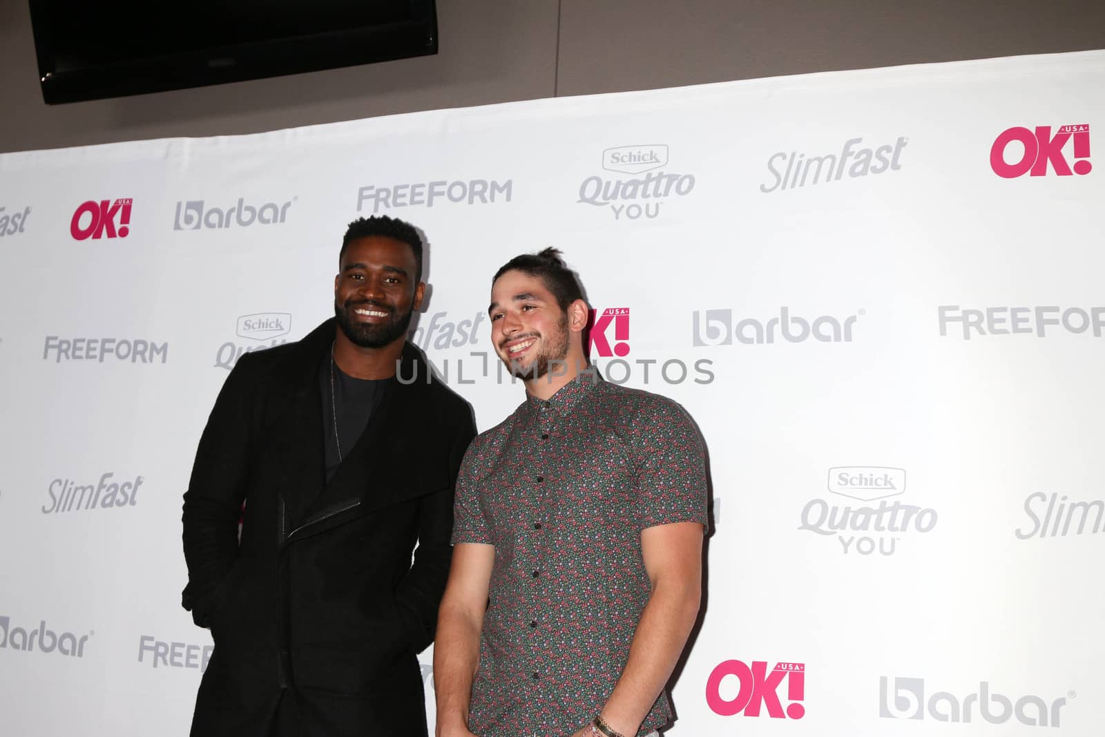 Keo Motsepe, Alan Bersten
at the OK! Magazine Summer Kick-Off Party, W Hollywood Hotel, Hollywood, CA 05-17-17/ImageCollect by ImageCollect