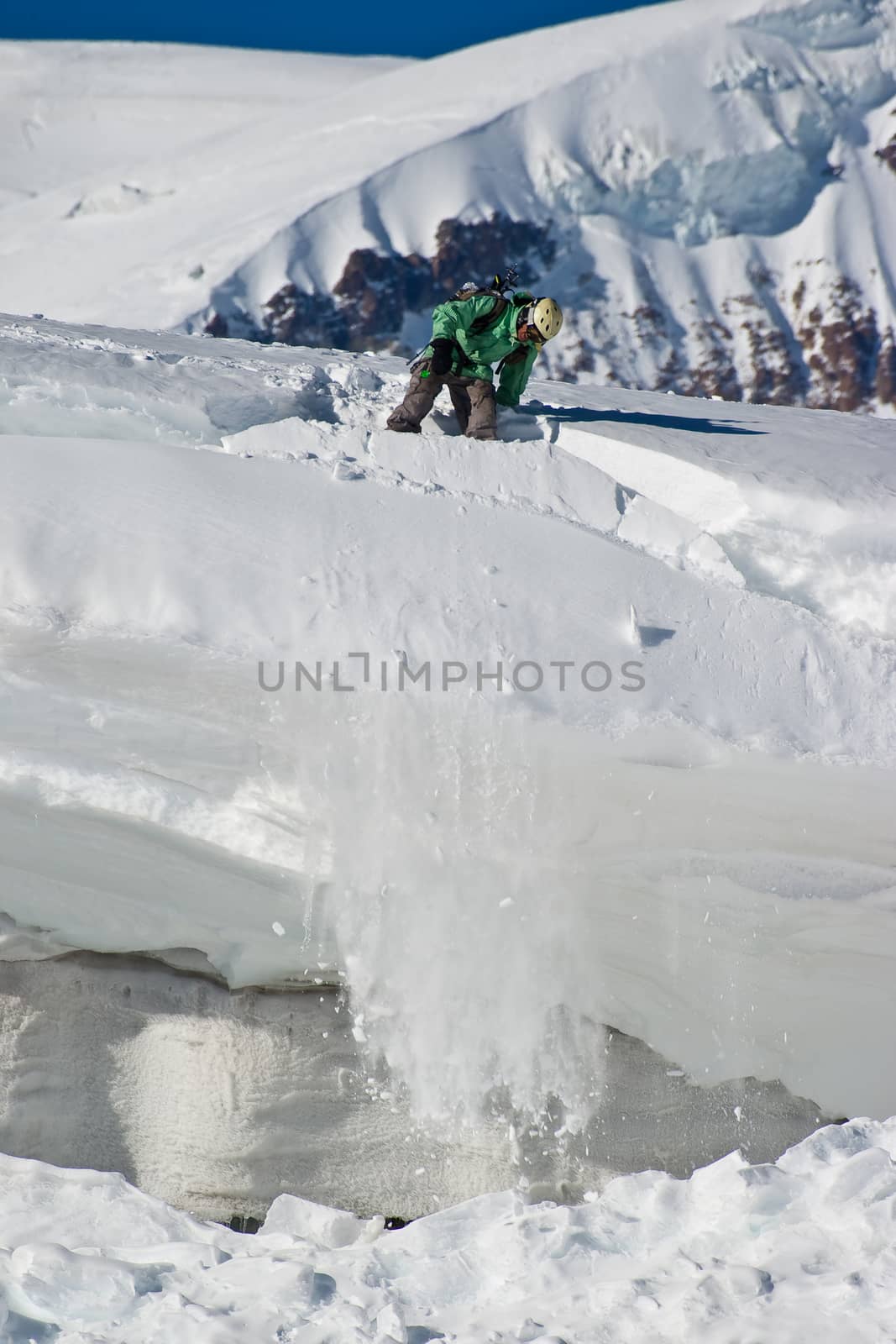 Freerider on the slope by Chudakov