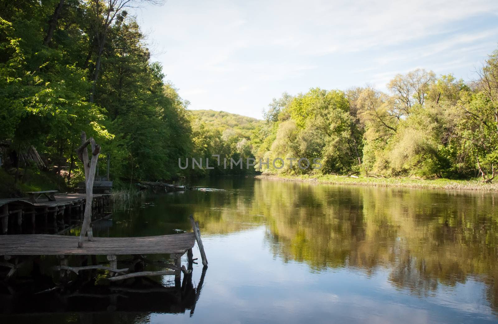   Ukraine. Spring. The Seversky Donets River. by LarisaP