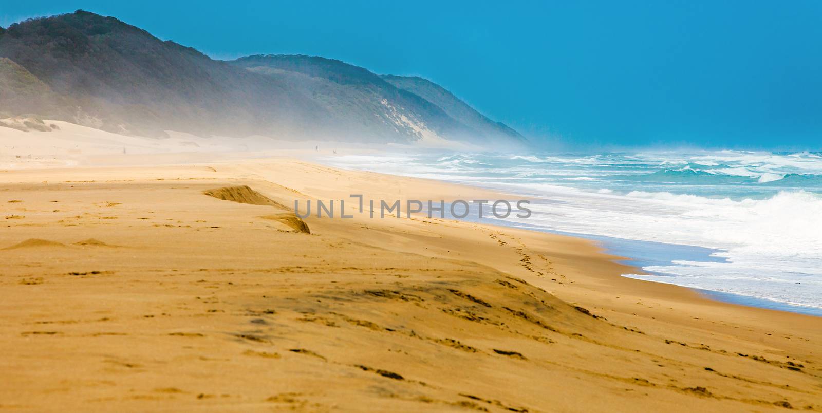 Beach at iSimangaliso-Wetland-Park South Africa by Makeral