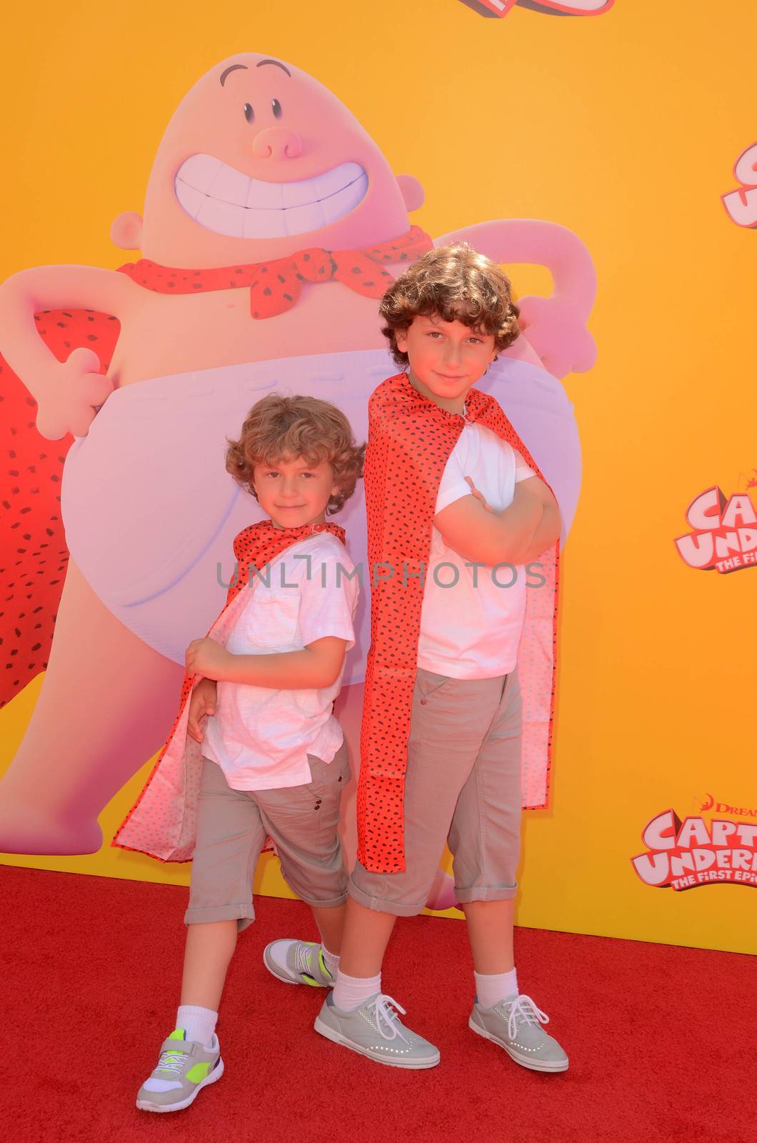 Ocean Maturo, August Maturo
at the "Captain Underpants" Los Angeles Premiere, Village Theater, Westwood, CA 05-21-17