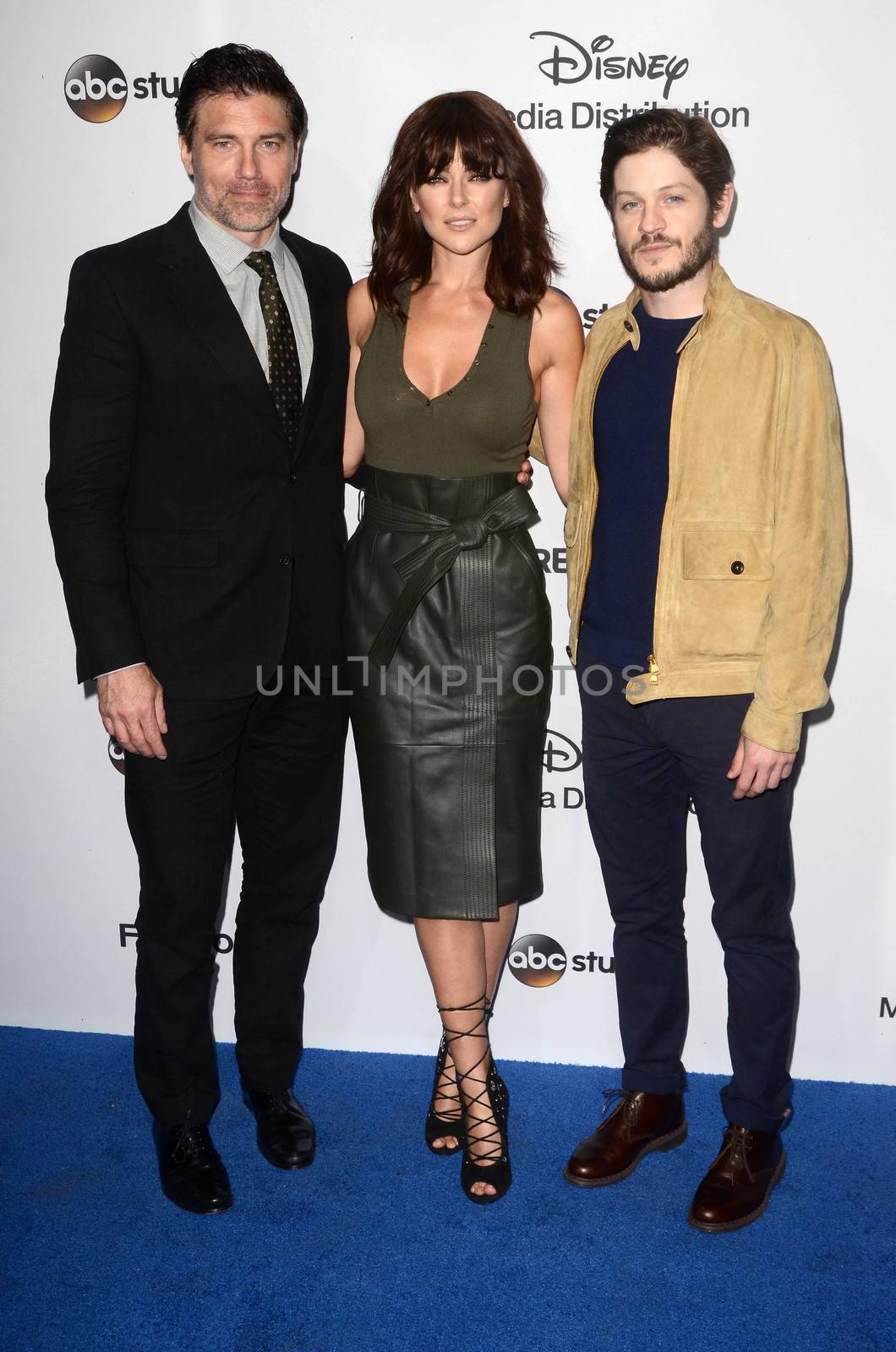 Anson Mount, Serinda, Swan, Iwan Rheon
at the 2017 ABC International Upfronts, Disney Studios, Burbank, CA 05-21-17