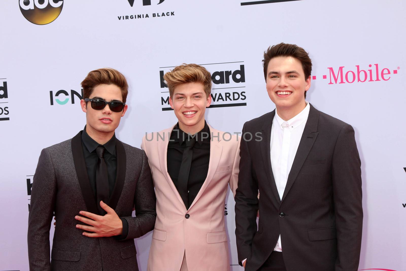 Emery Kelly, Ricky Garcia, Liam Attridge
at the 2017 Billboard Awards Arrivals, T-Mobile Arena, Las Vegas, NV 05-21-17/ImageCollect by ImageCollect