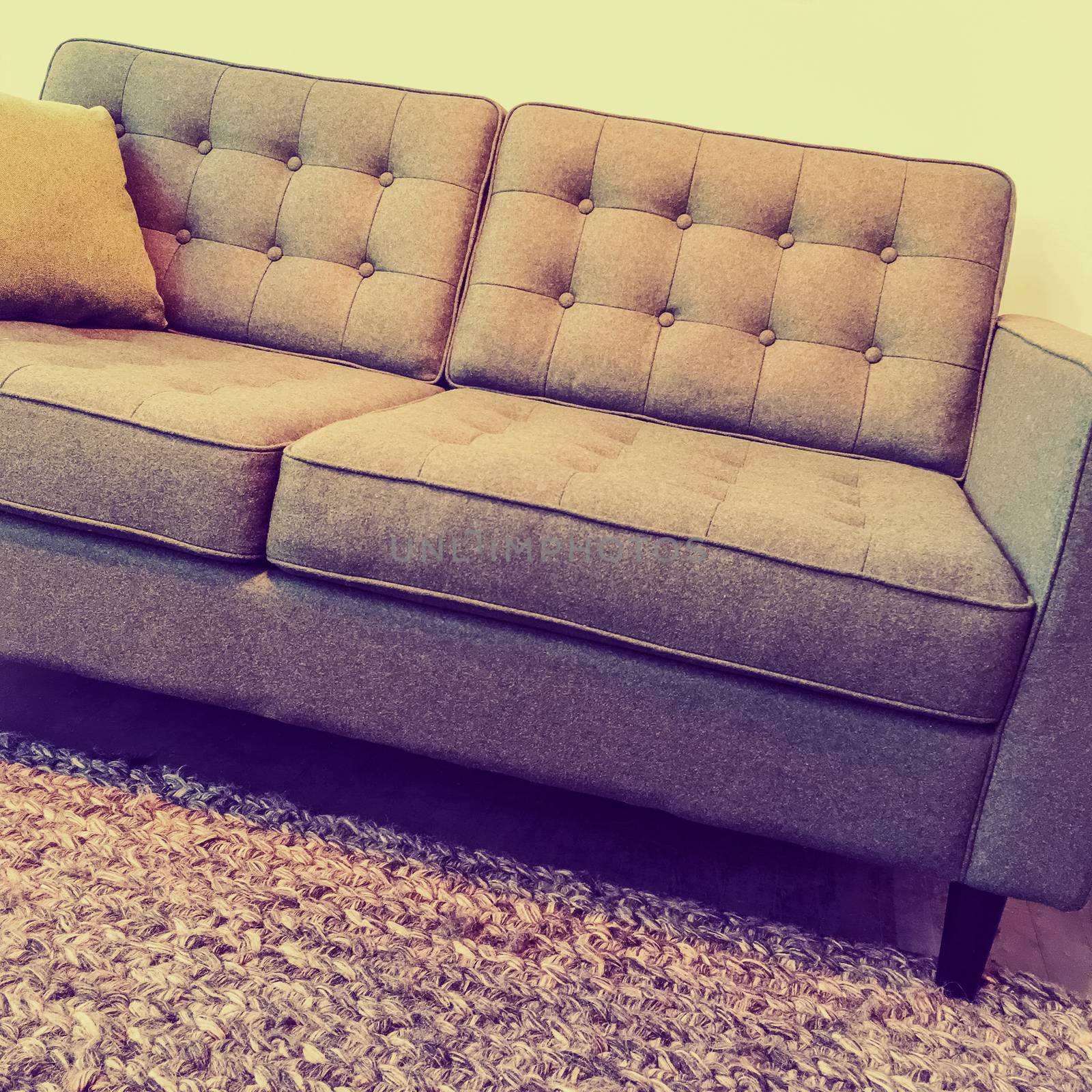 Retro style elegant and comfortable sofa by anikasalsera