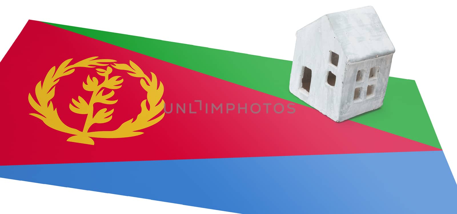 Small house on a flag - Living or migrating to Eritrea