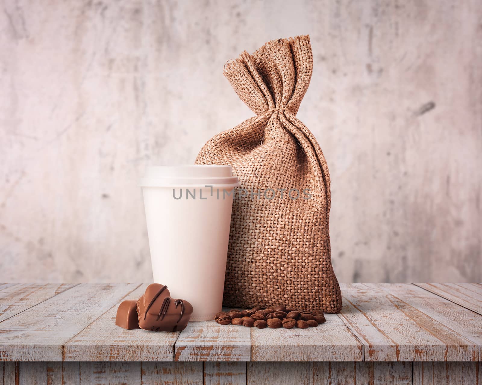 pouch coffee,paper cup and coffee beans,sweet