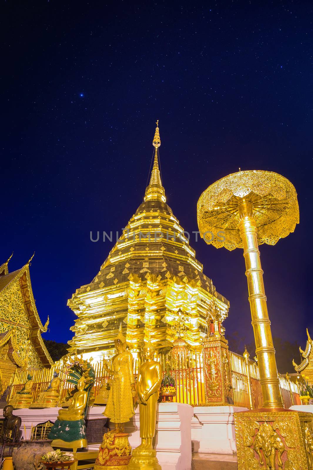 Wat Phra That Doi Suthep in Chiang Mai, Thailand. by gutarphotoghaphy