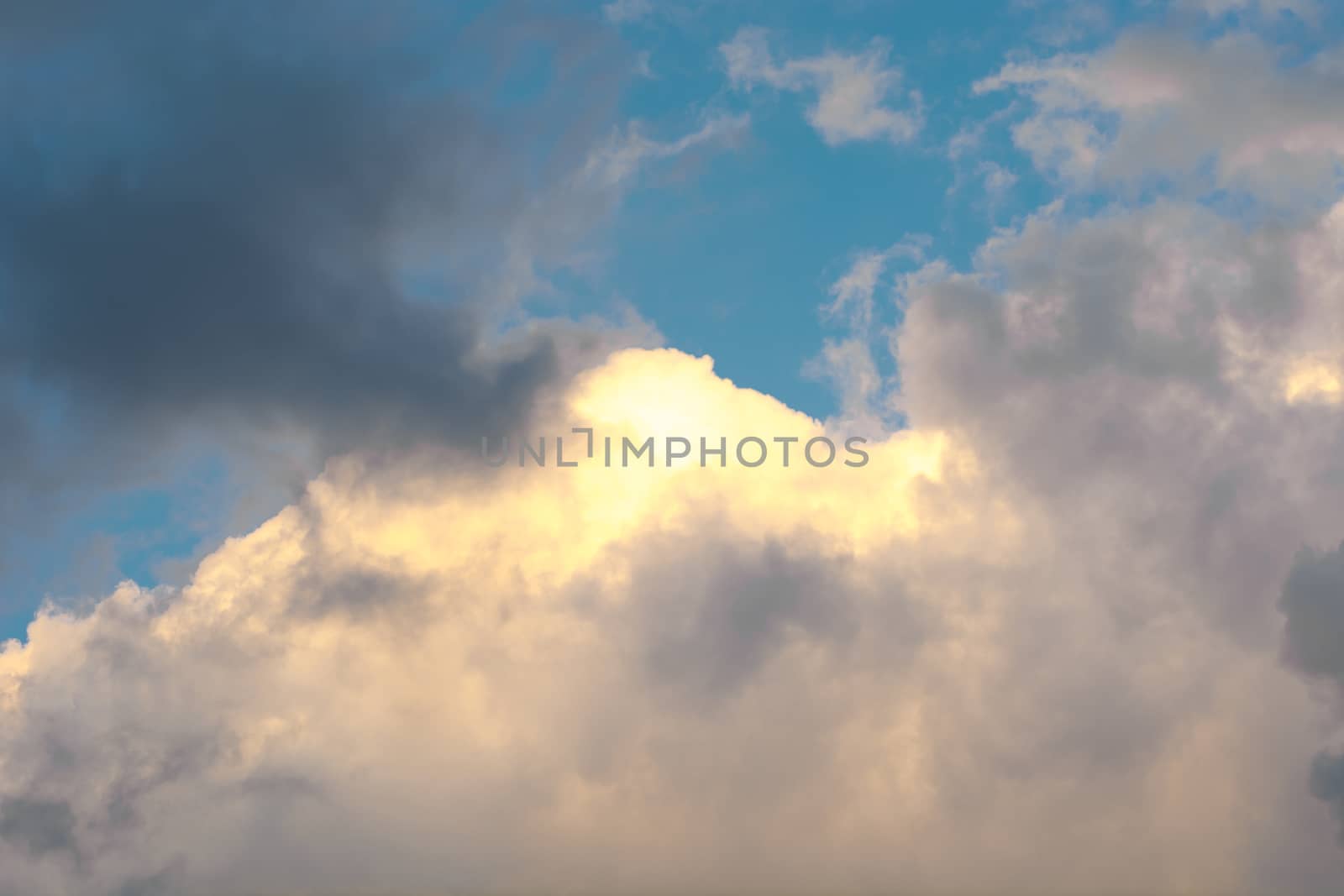 blue sky background with white clouds. by boys1983@mail.ru