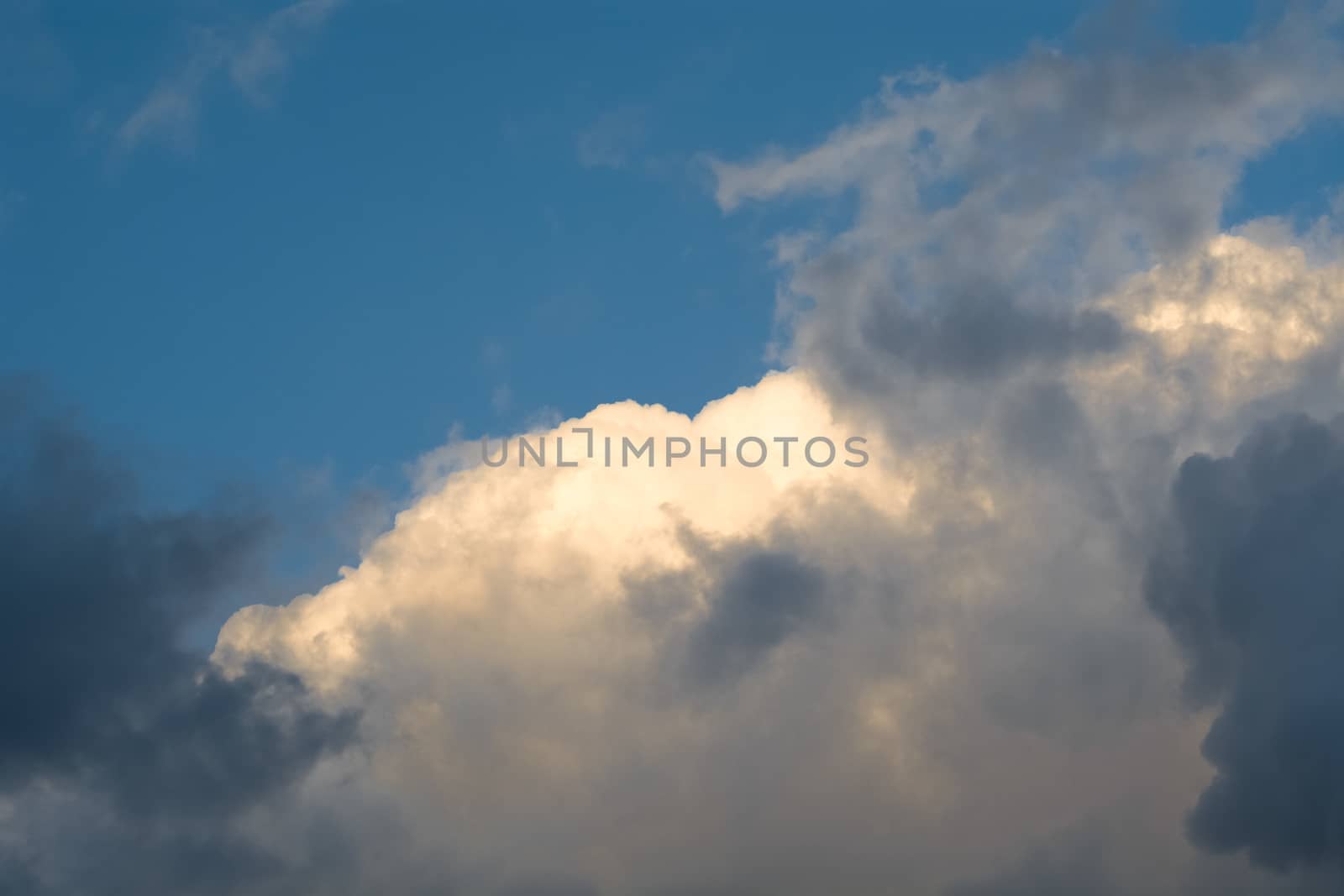 blue sky background with white clouds. by boys1983@mail.ru