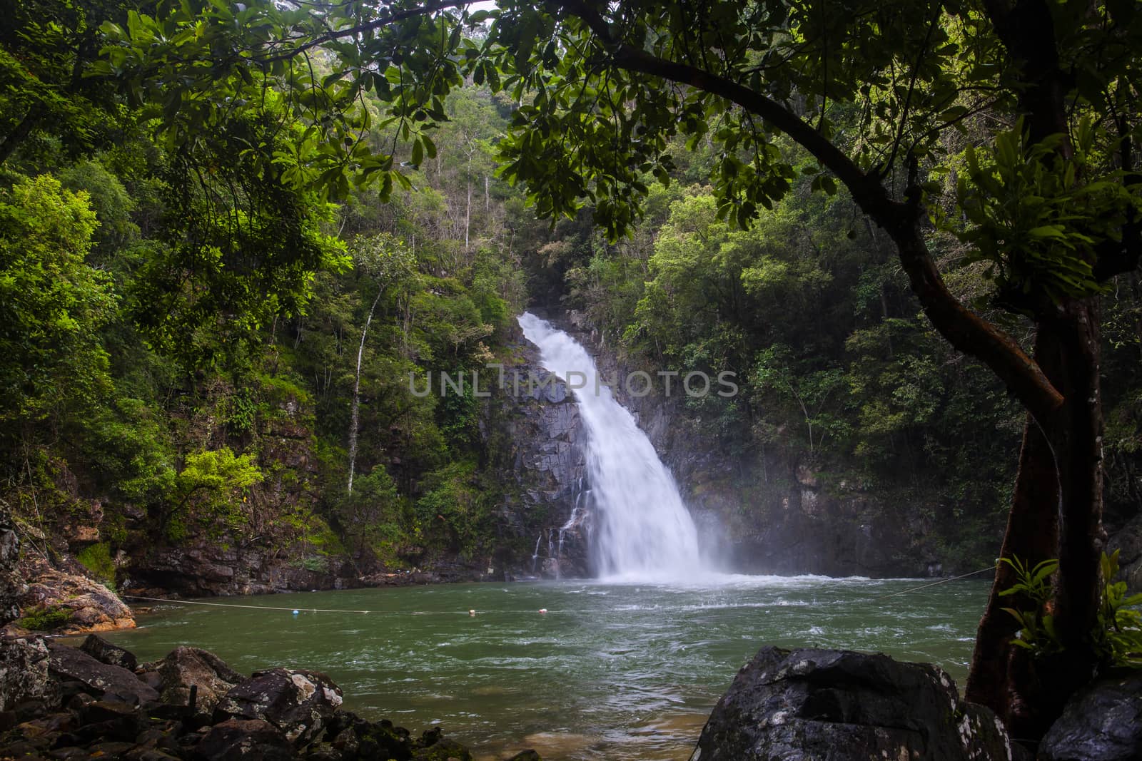 Yong Waterfall National Park is one of the attractions of Nakhon by jee1999