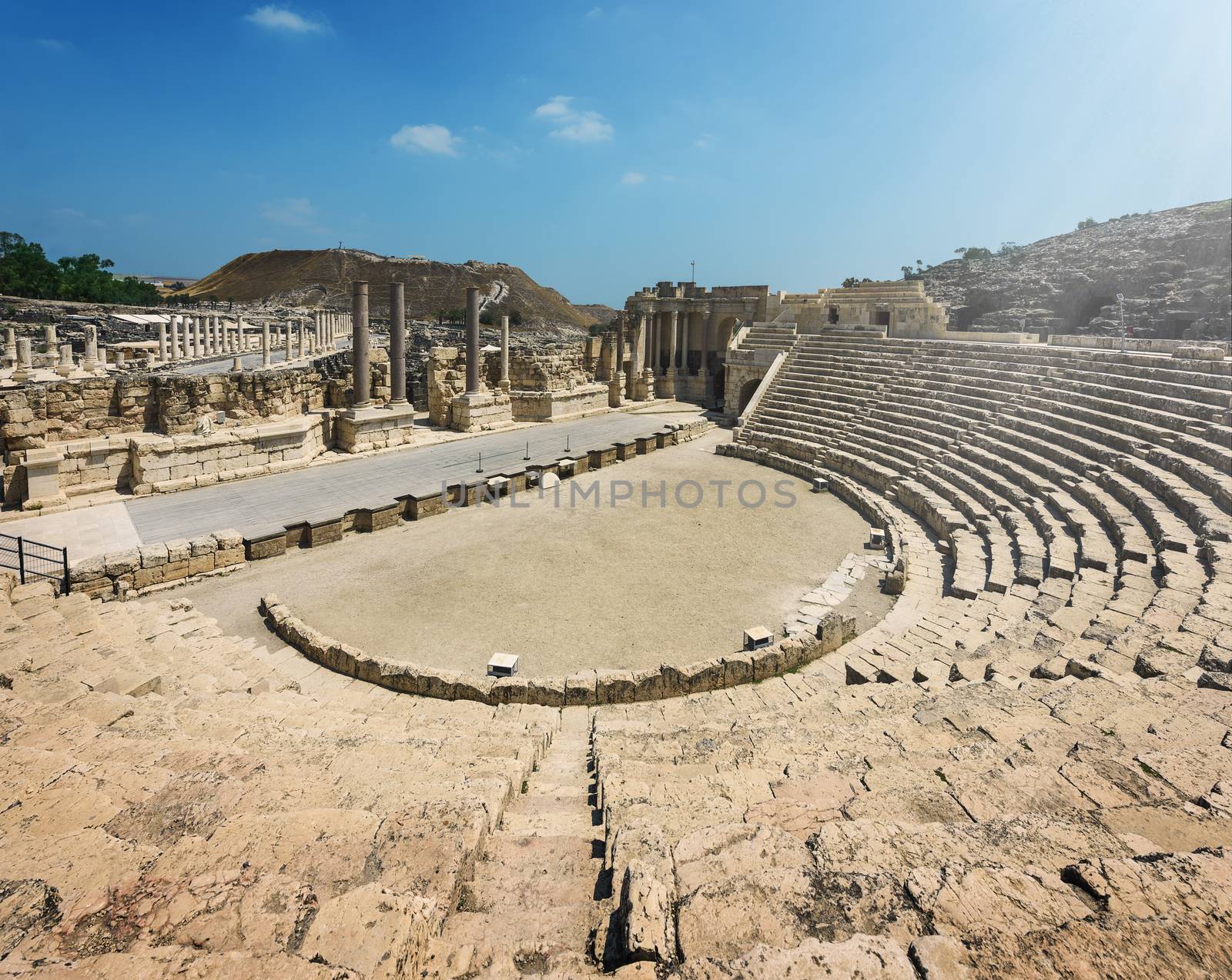 Bet Shean Ruins in Israel by ventdusud