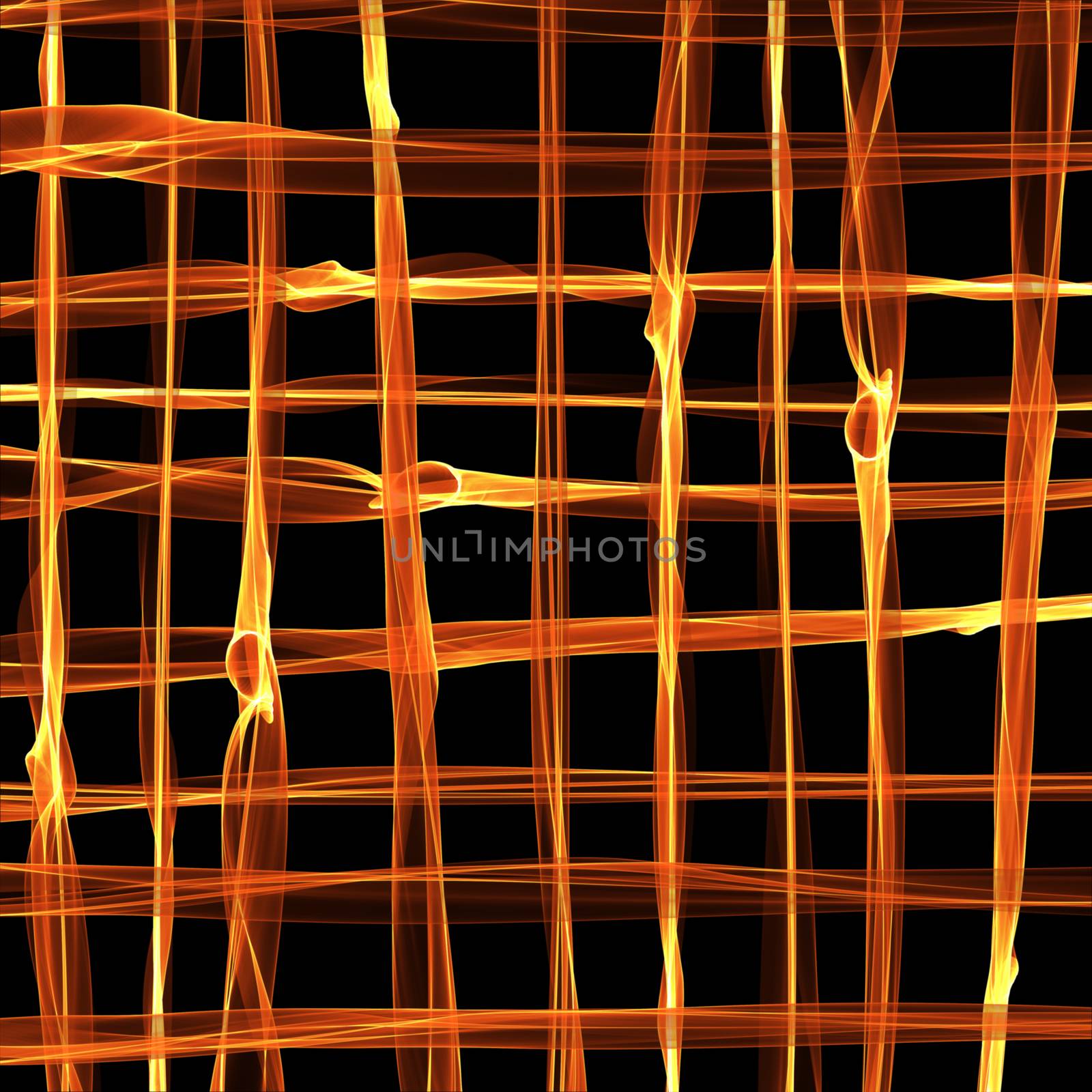 Abstract burning fire flame background in shape of grid for your design.