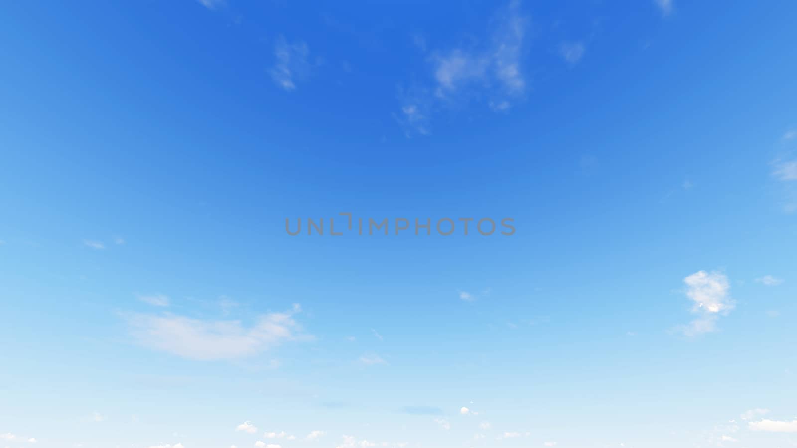Cloudy blue sky abstract background, blue sky background with tiny clouds, 3d rendering

